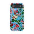 Vintage Floral Pattern on Sky Blue Case