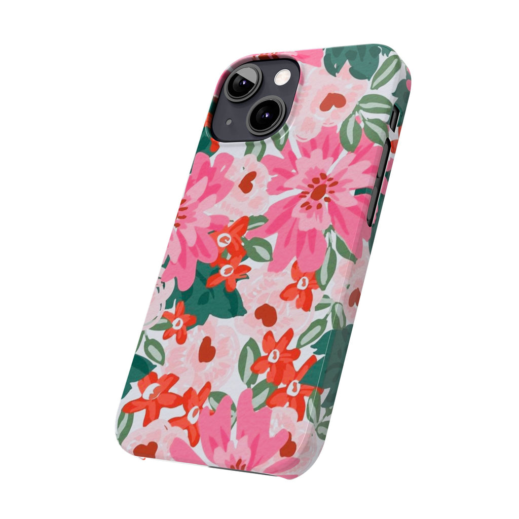 Pink Watercolor Garden Case