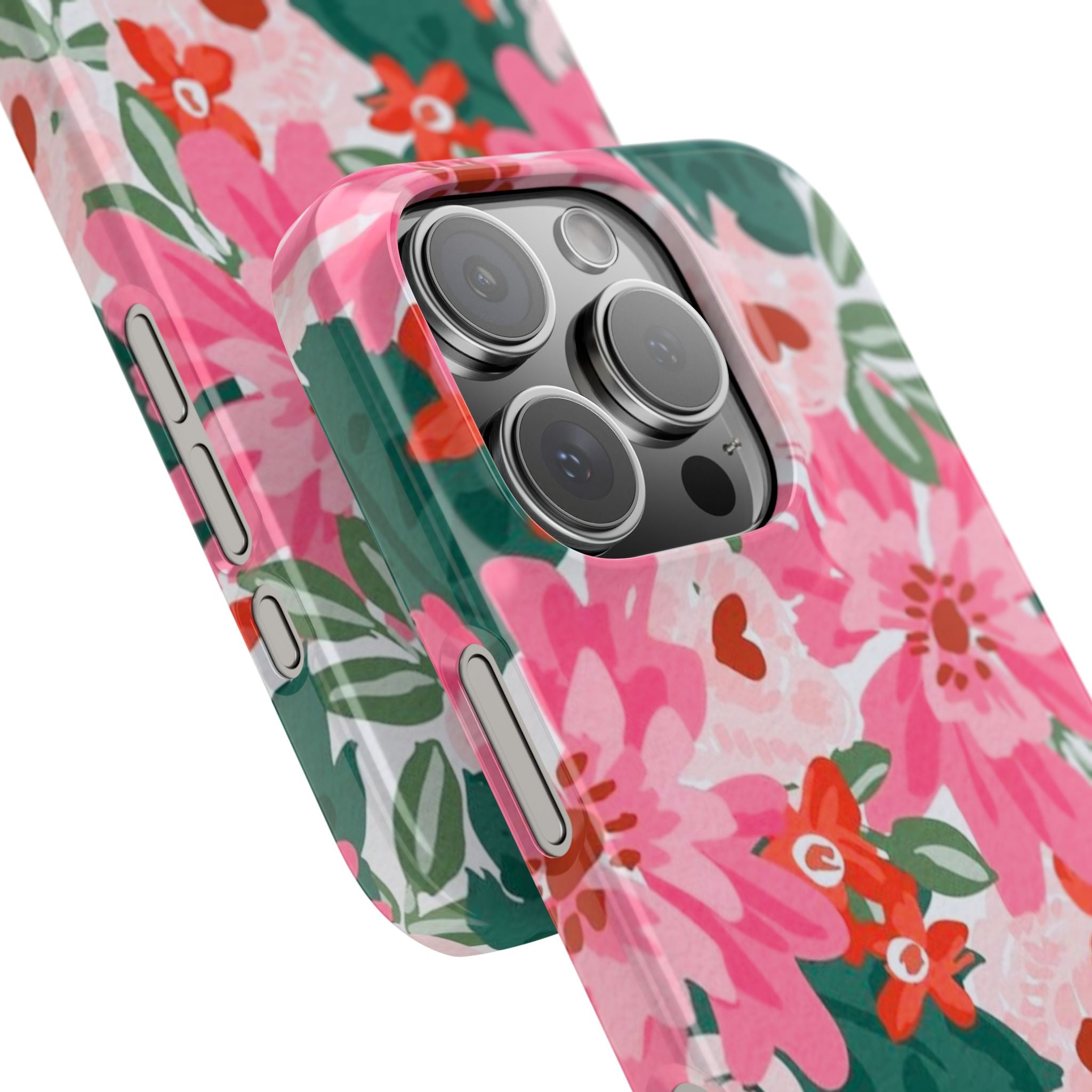 Pink Watercolor Garden Case