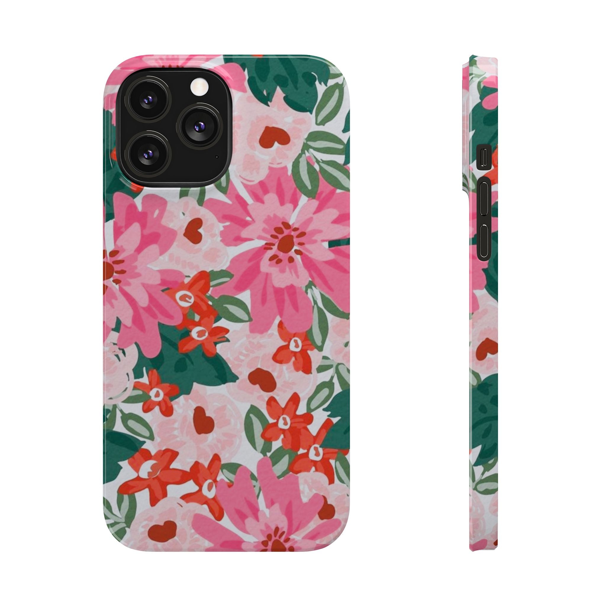 Pink Watercolor Garden Case