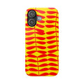 Red Leaf Slim Bold Yellow Case