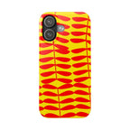 Red Leaf Slim Bold Yellow Case