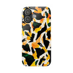 Yellow Green Abstract Case