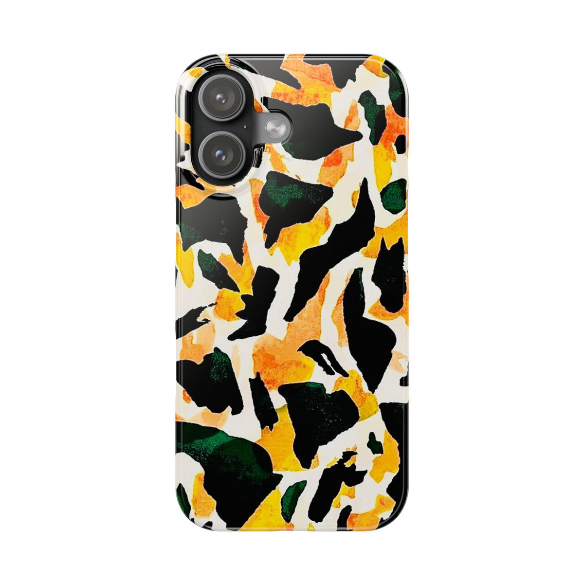 Yellow Green Abstract Case