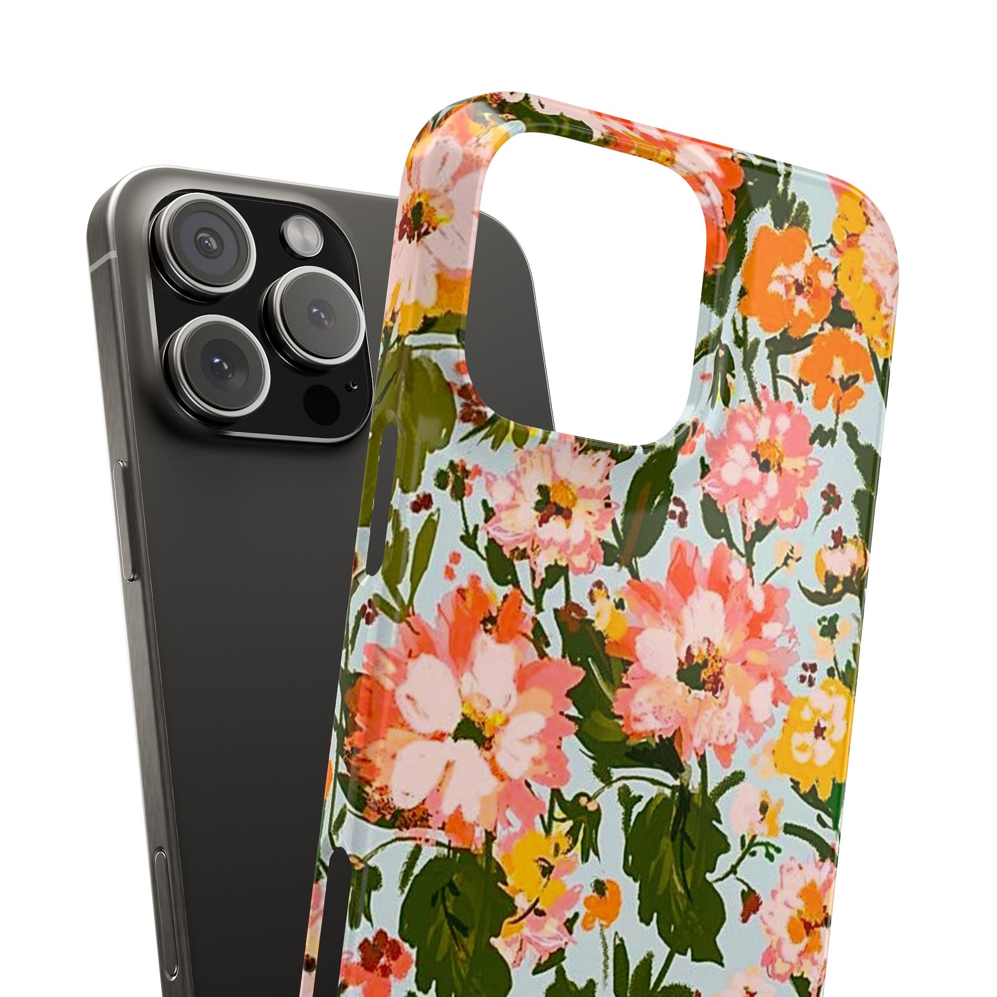 Pink & Orange Blossom Garden Case