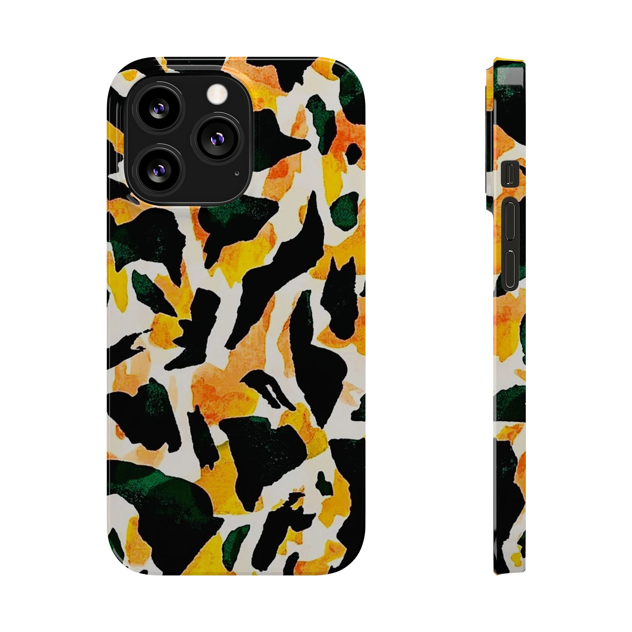 Yellow Green Abstract Case
