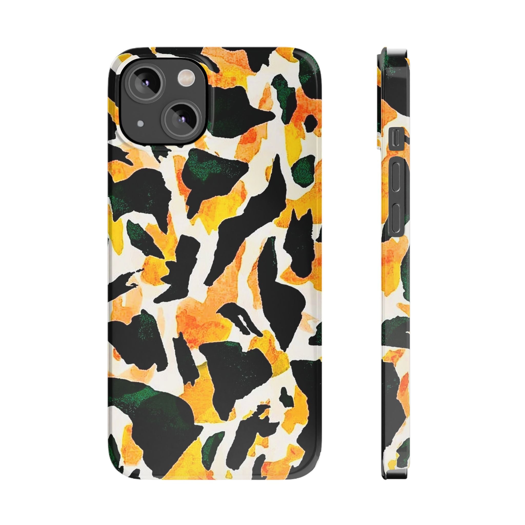 Yellow Green Abstract Case