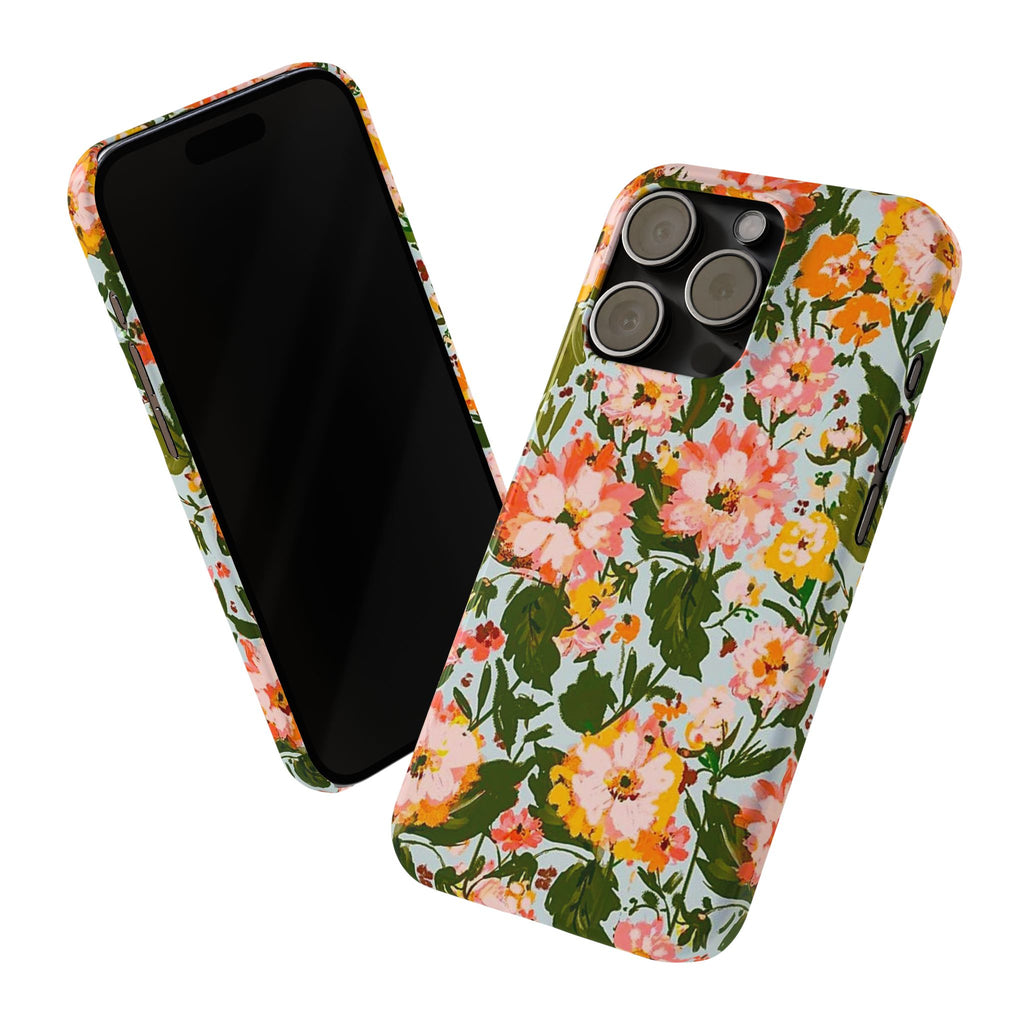 Pink & Orange Blossom Garden Case