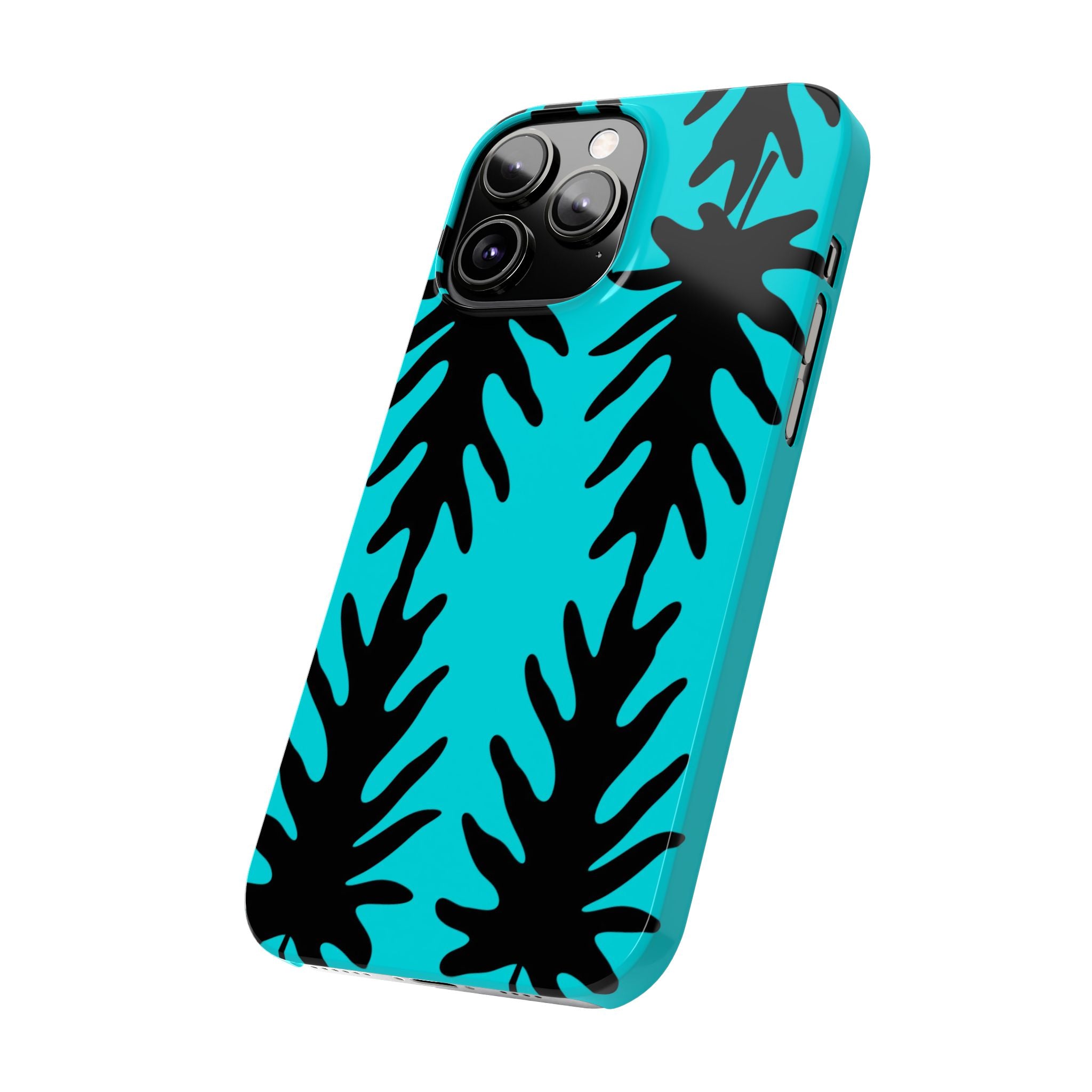 Black Thorn on Blue Case