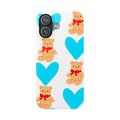 Teddy Bear Hearts on White Case