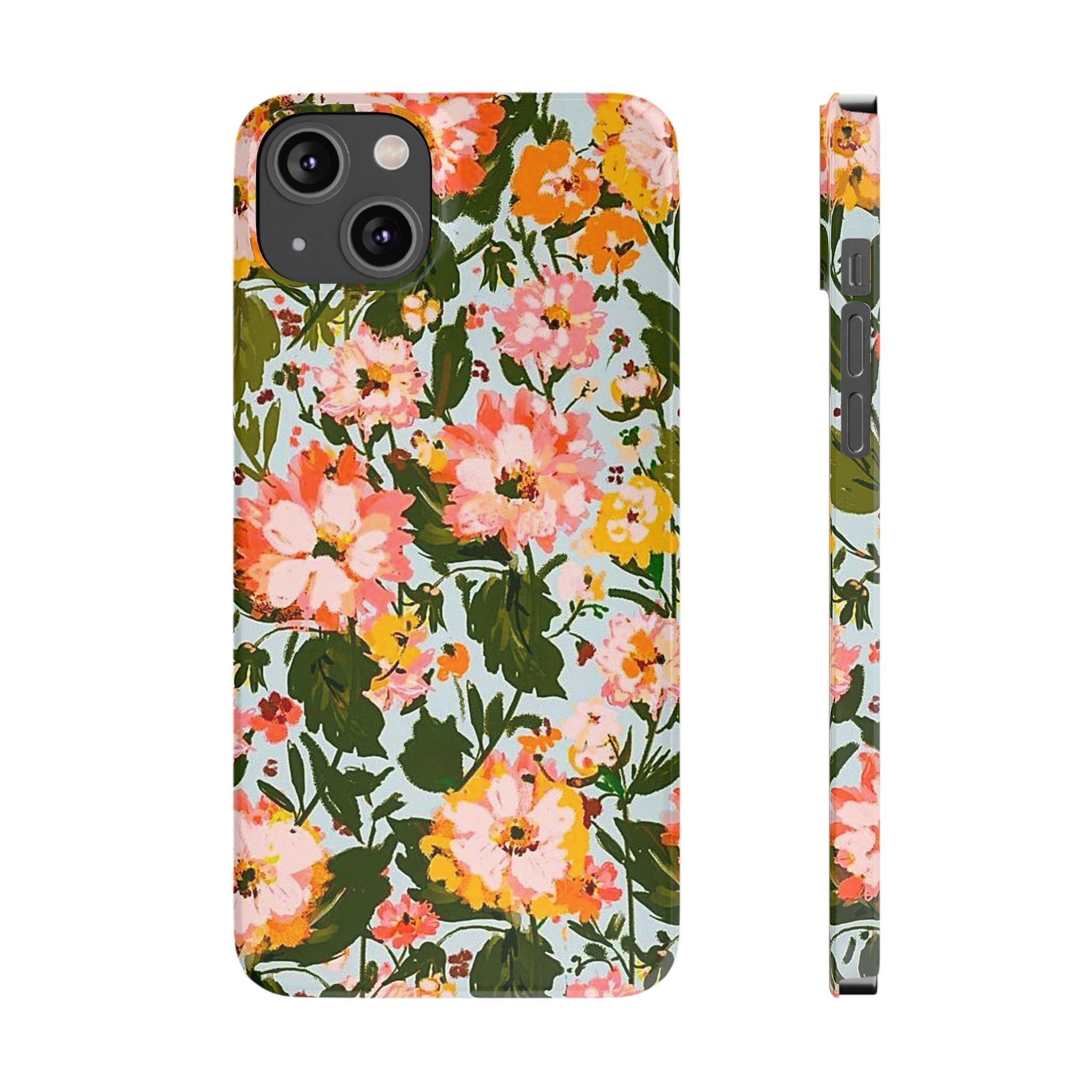 Pink & Orange Blossom Garden Case