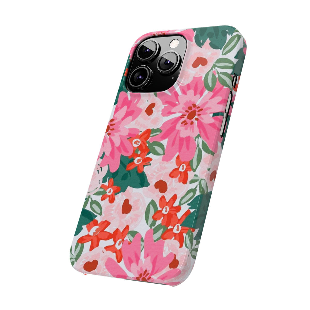 Pink Watercolor Garden Case