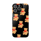 Teddy Bear on Black Case