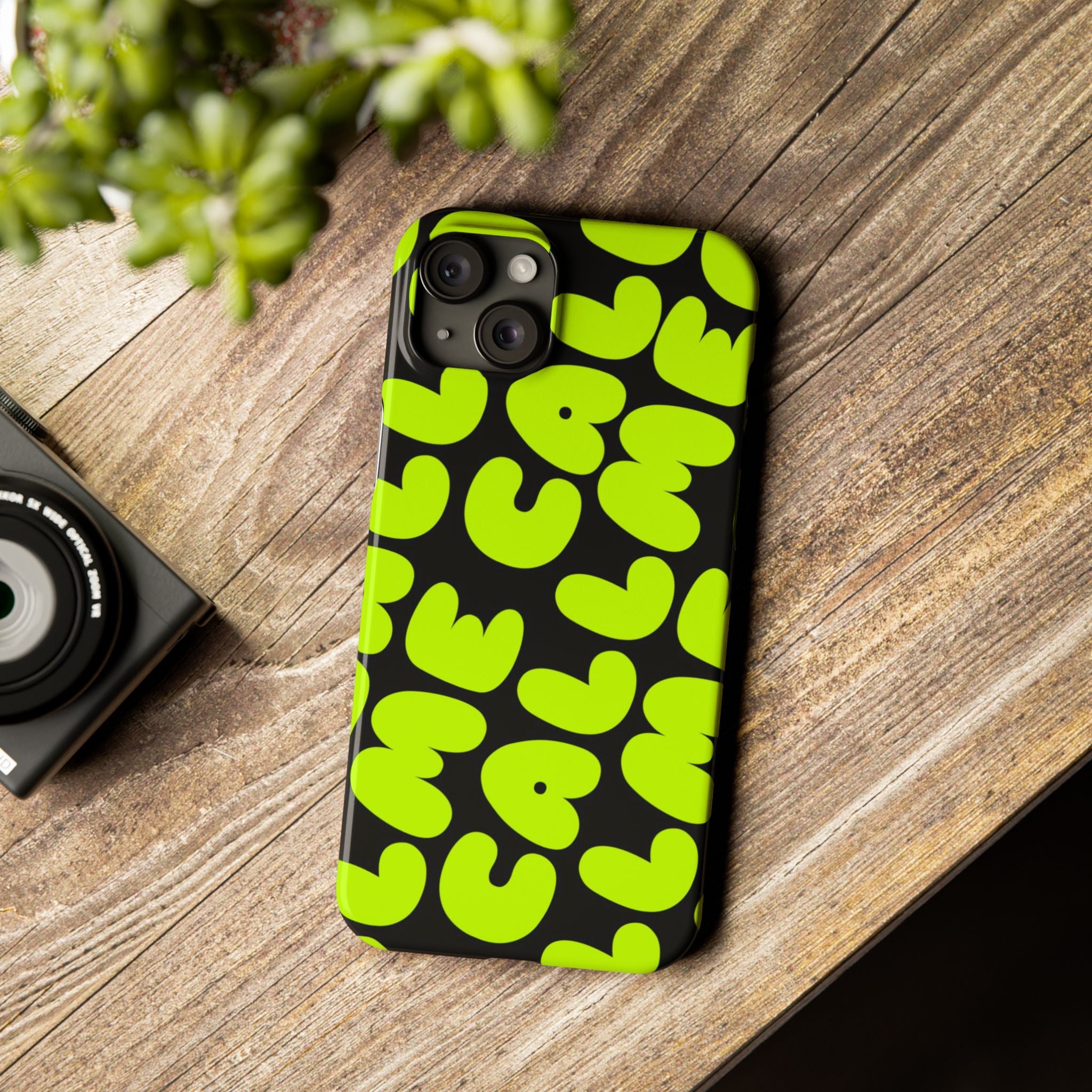 Call Me Neon Green Case