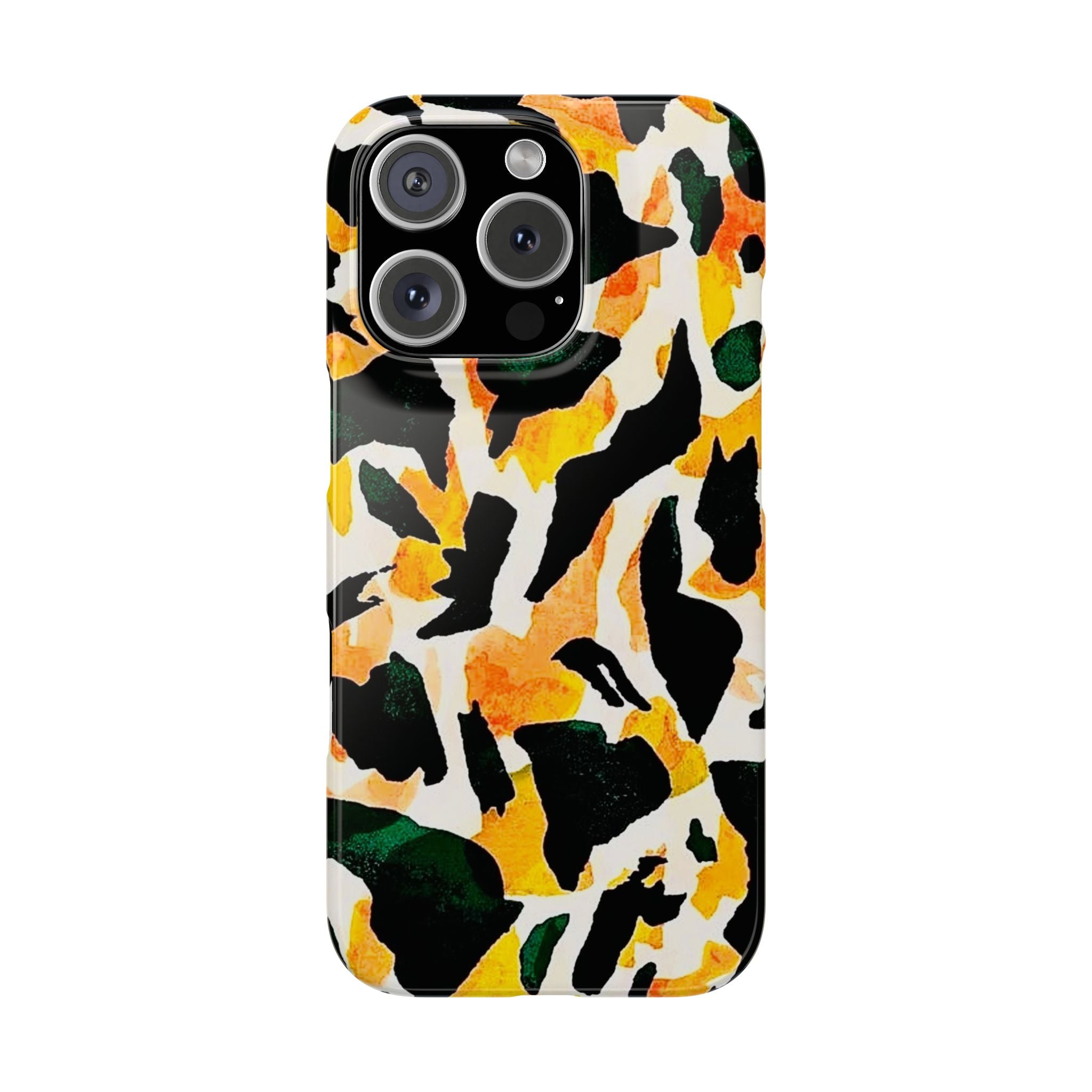 Yellow Green Abstract Case