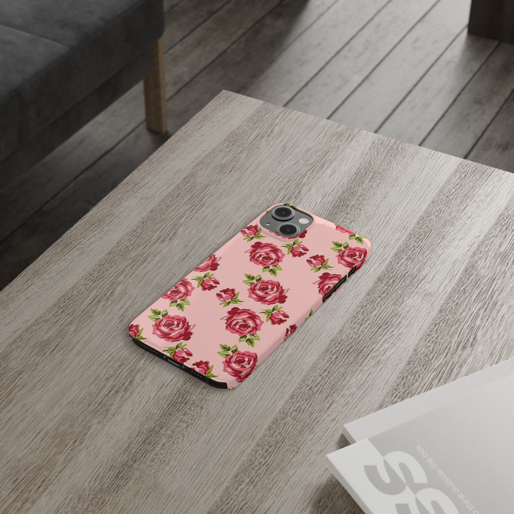 Pink Rose on a Pink Case