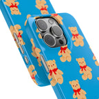 Teddy Bear on Blue Case