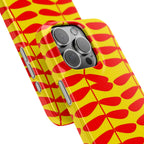Red Leaf Slim Bold Yellow Case