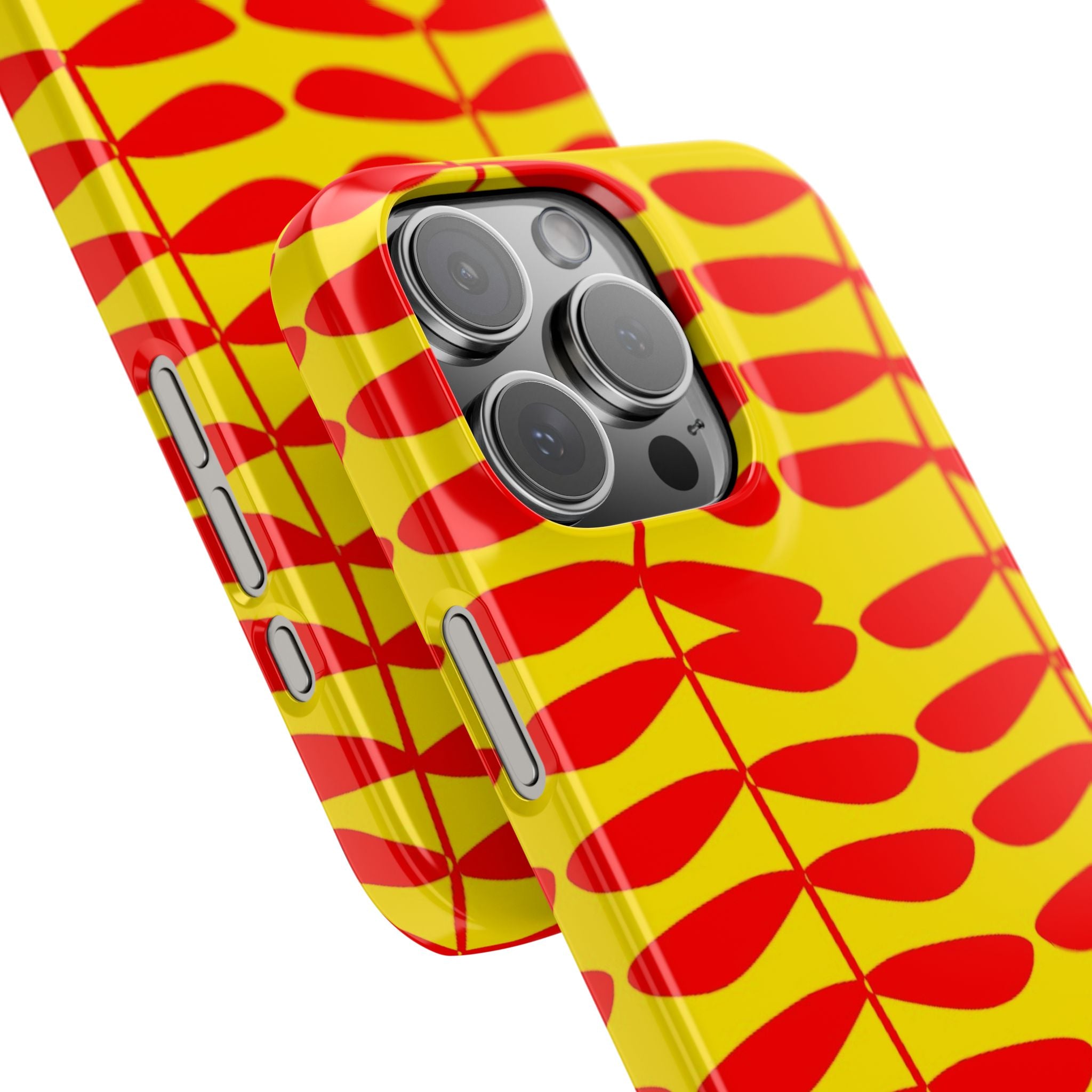 Red Leaf Slim Bold Yellow Case