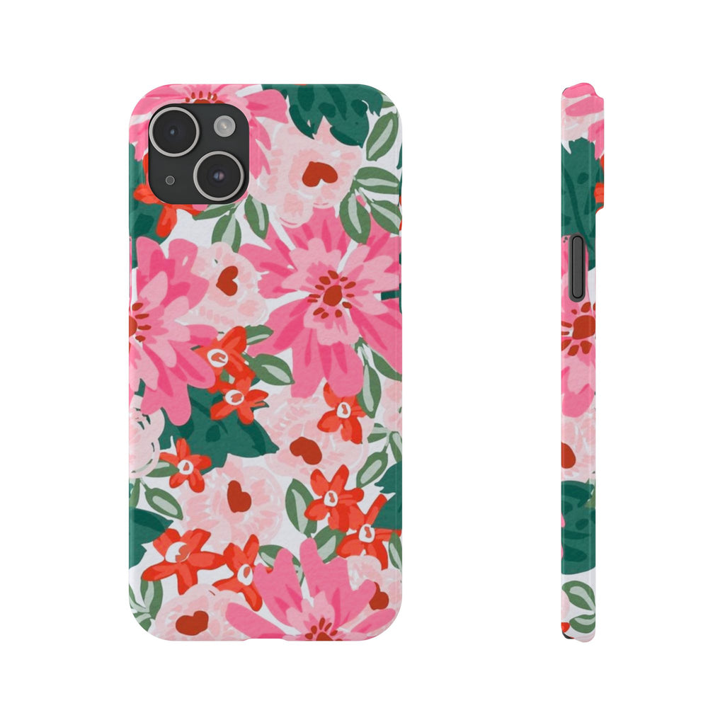 Pink Watercolor Garden Case