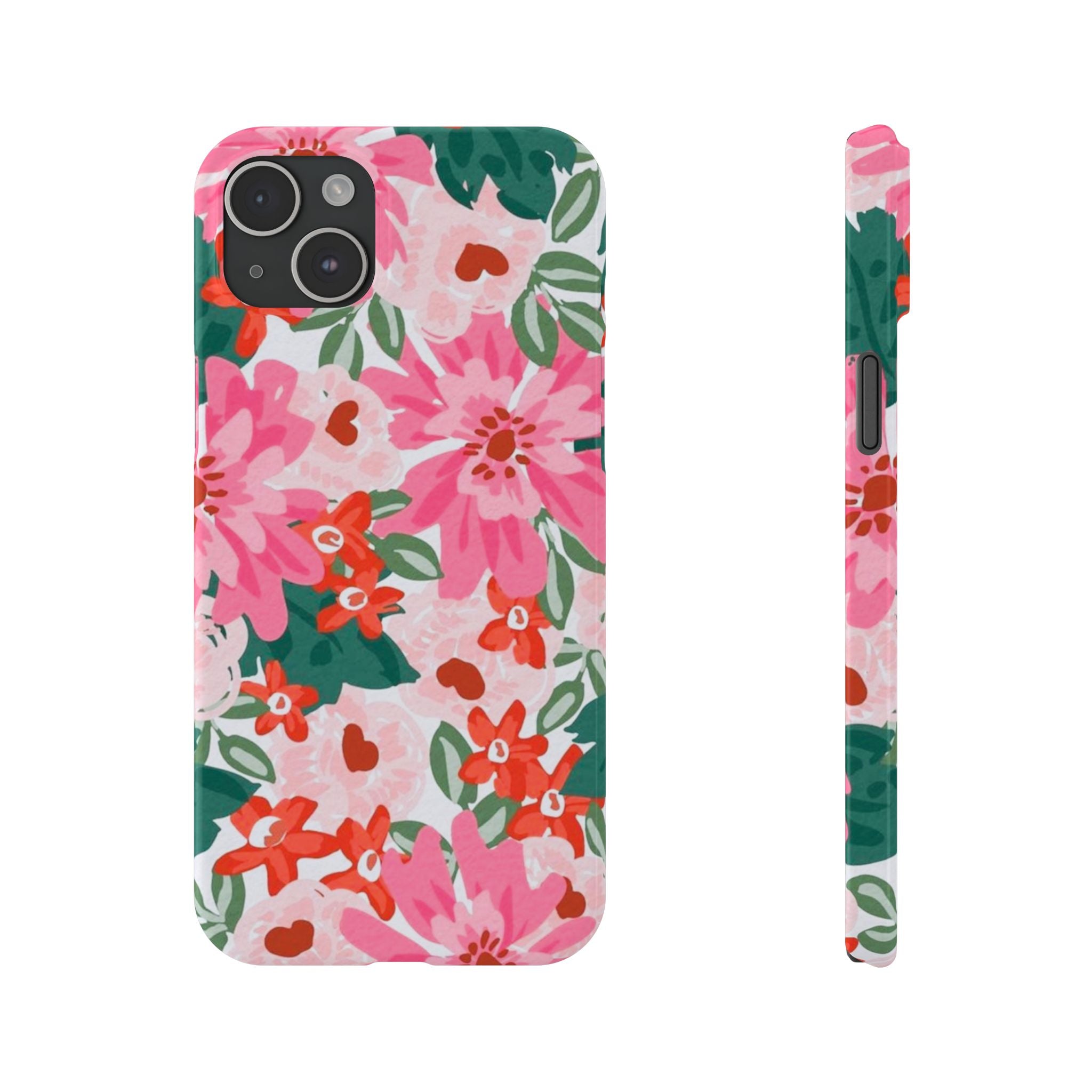 Pink Watercolor Garden Case