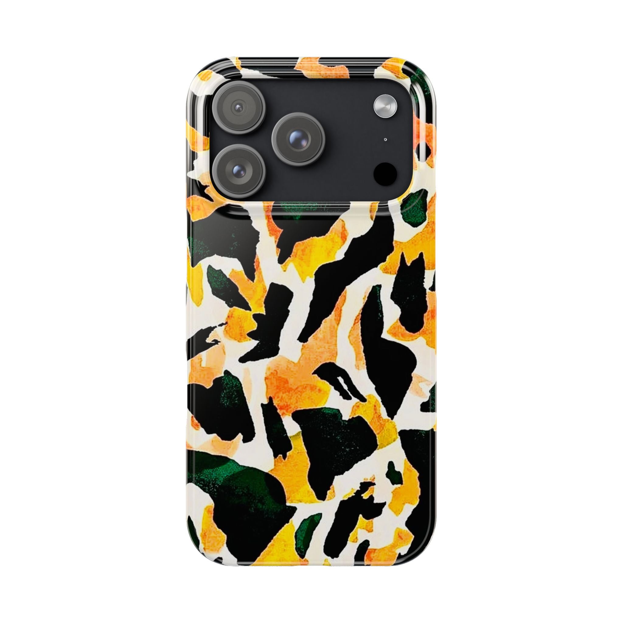 Yellow Green Abstract Case