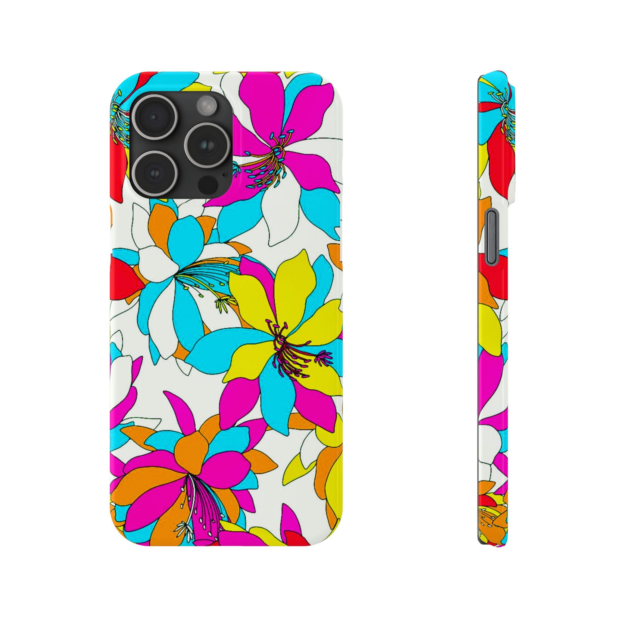 Layered Magenta Floral Case