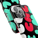 Call Me Turquoise mix Bubble Text Case