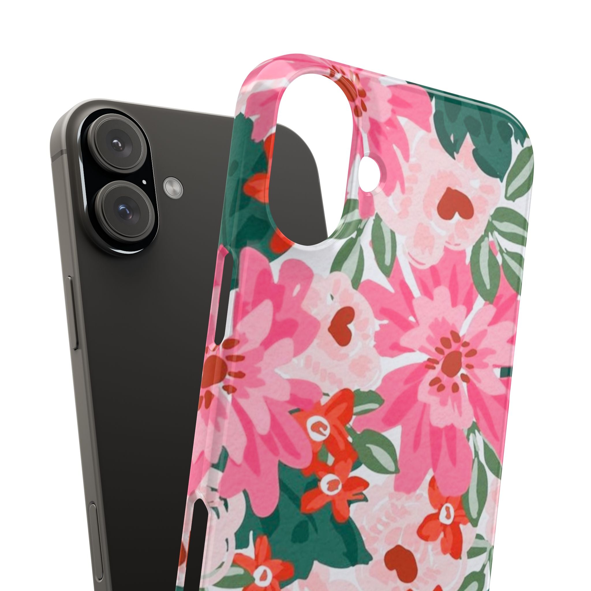 Pink Watercolor Garden Case