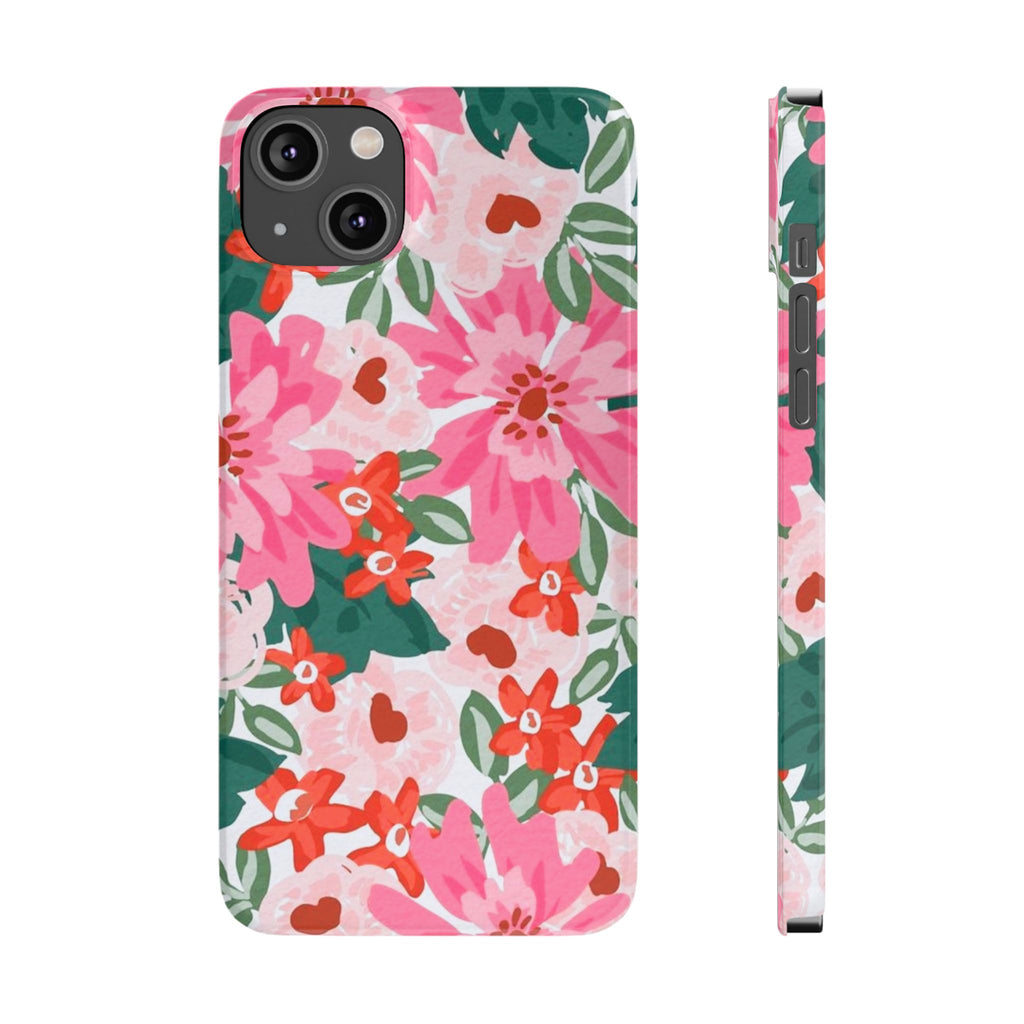 Pink Watercolor Garden Case