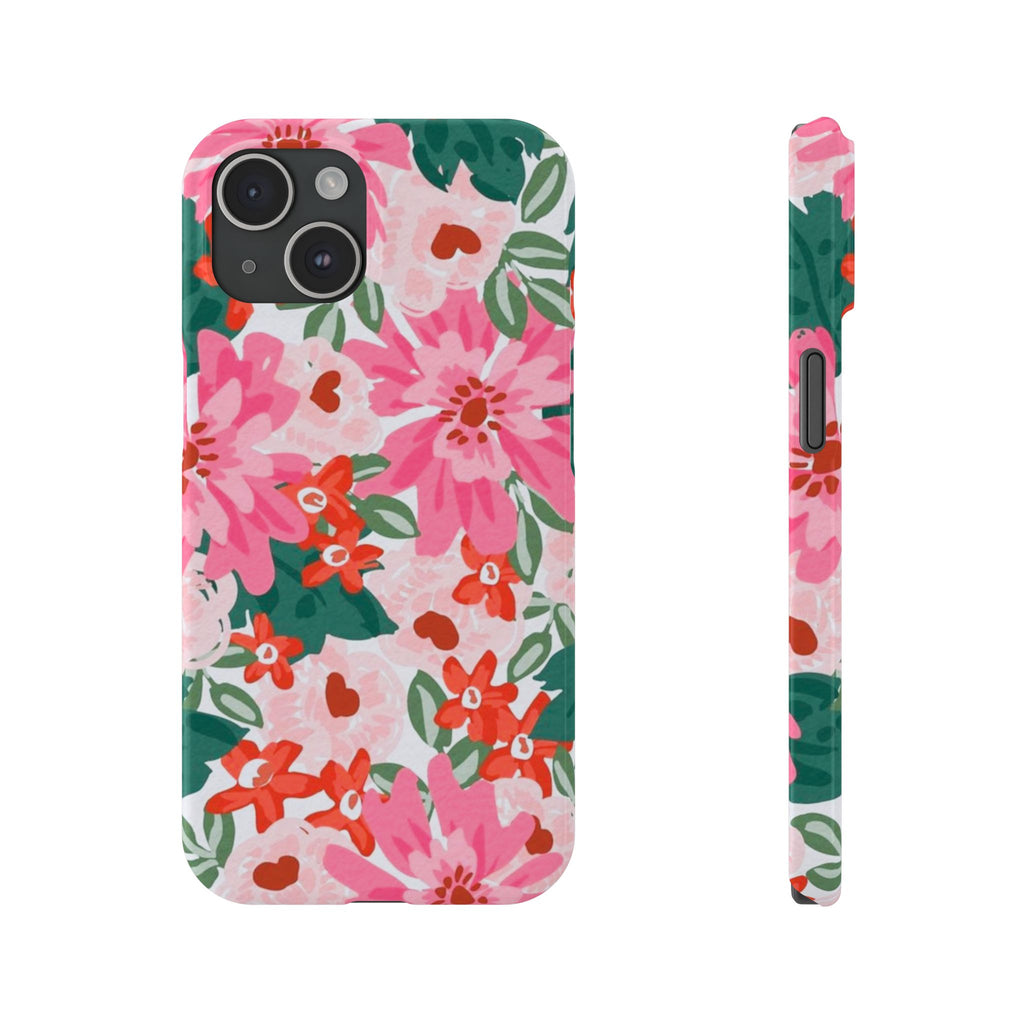 Pink Watercolor Garden Case