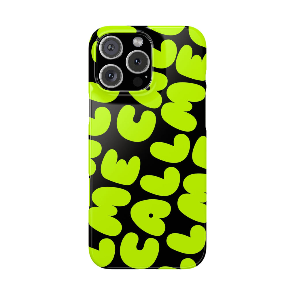 Call Me Neon Green Case