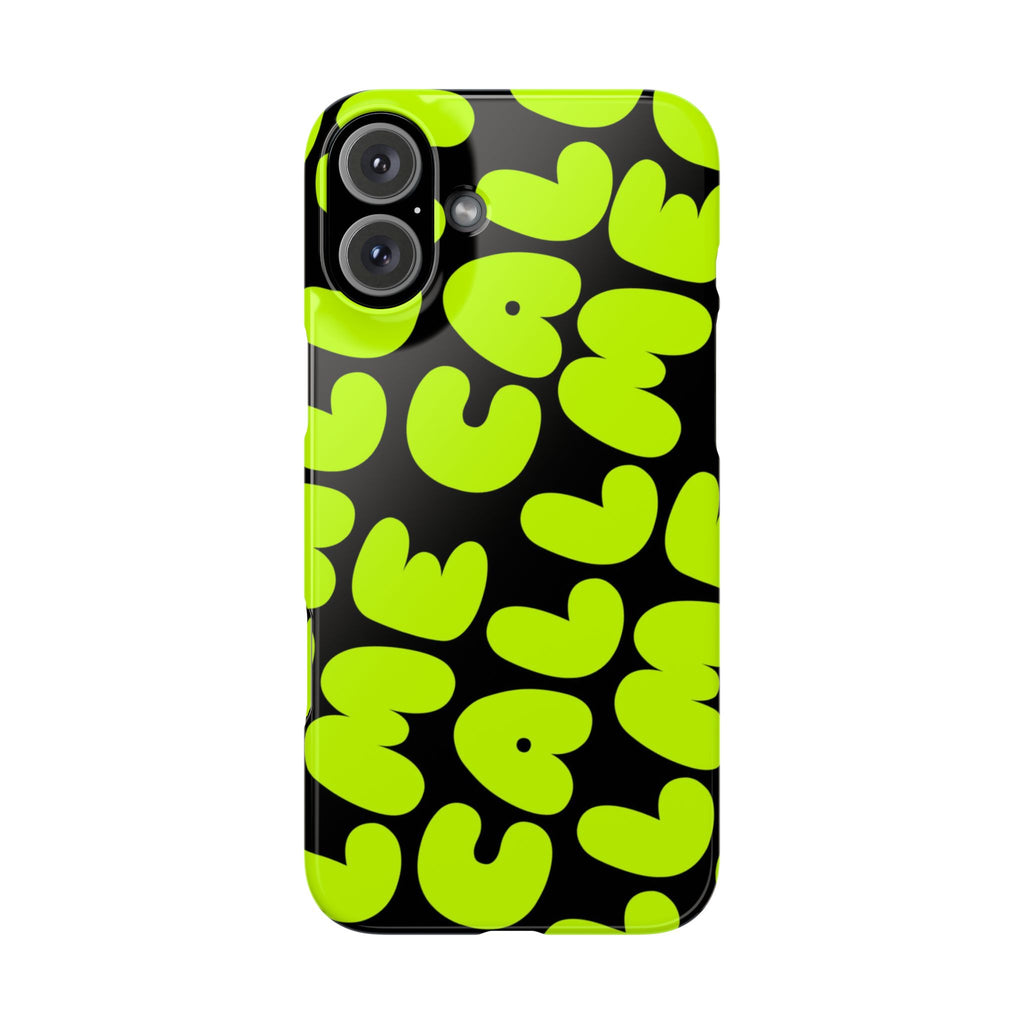 Call Me Neon Green Case
