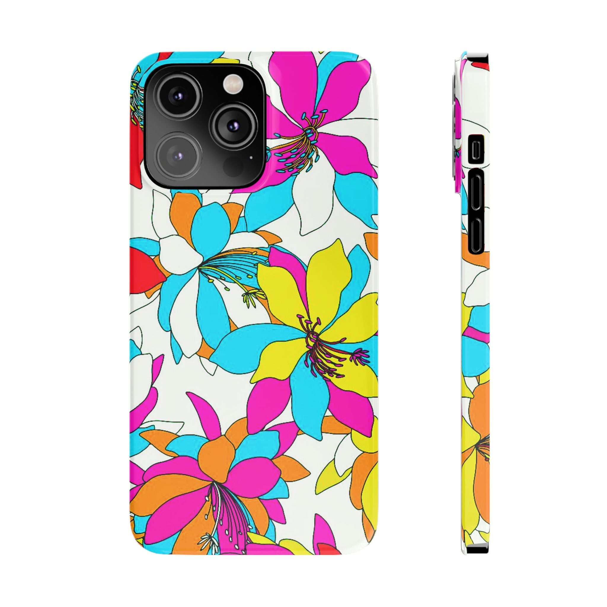 Layered Magenta Floral Case
