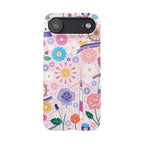 Whimsical Spring Flowers Design Case