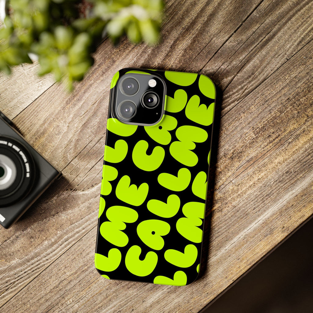 Call Me Neon Green Case