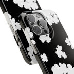 Black & White Abstract Flower Case
