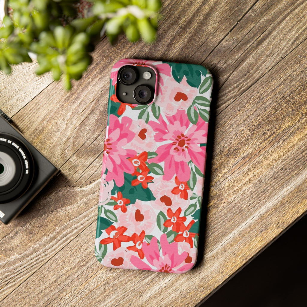 Pink Watercolor Garden Case