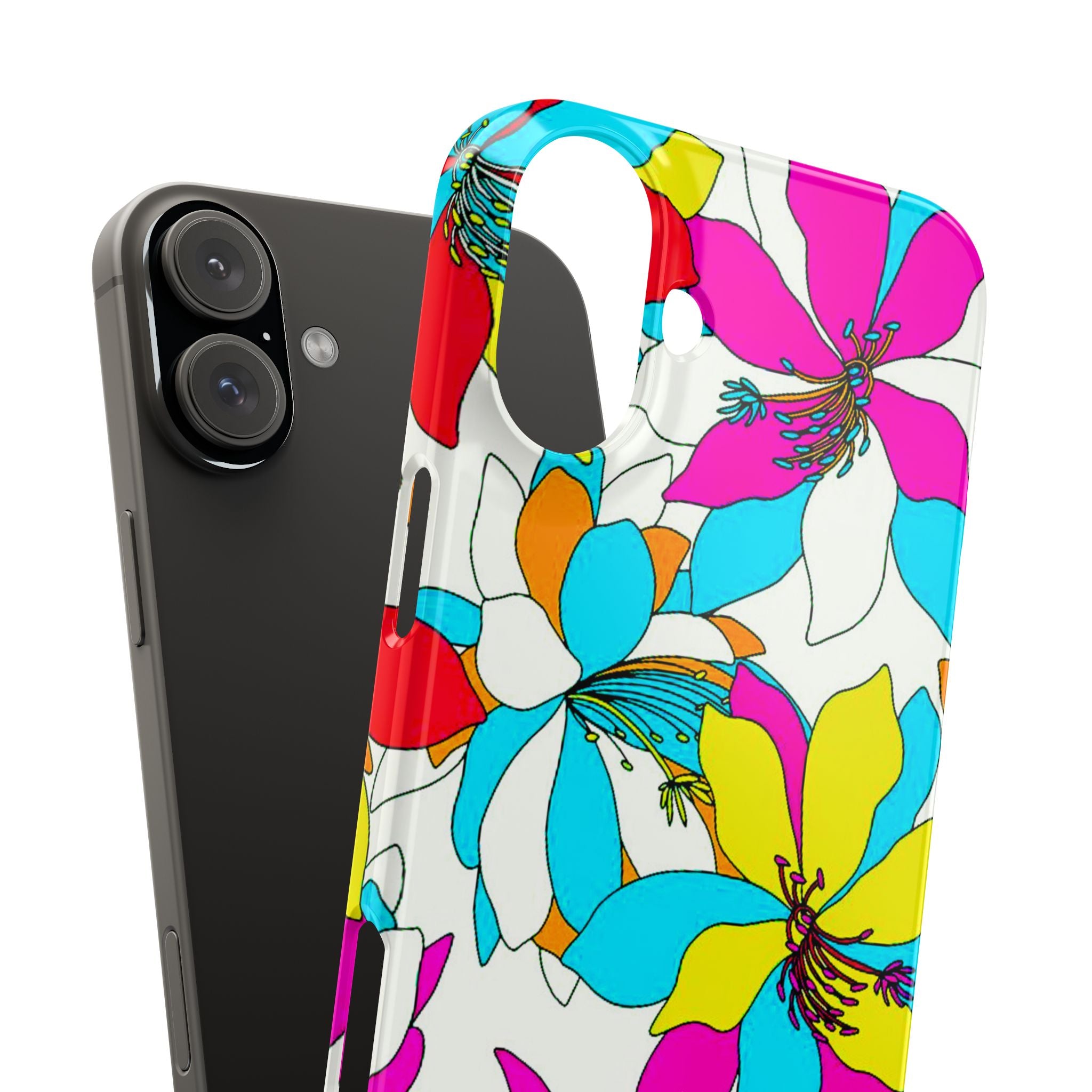 Layered Magenta Floral Case