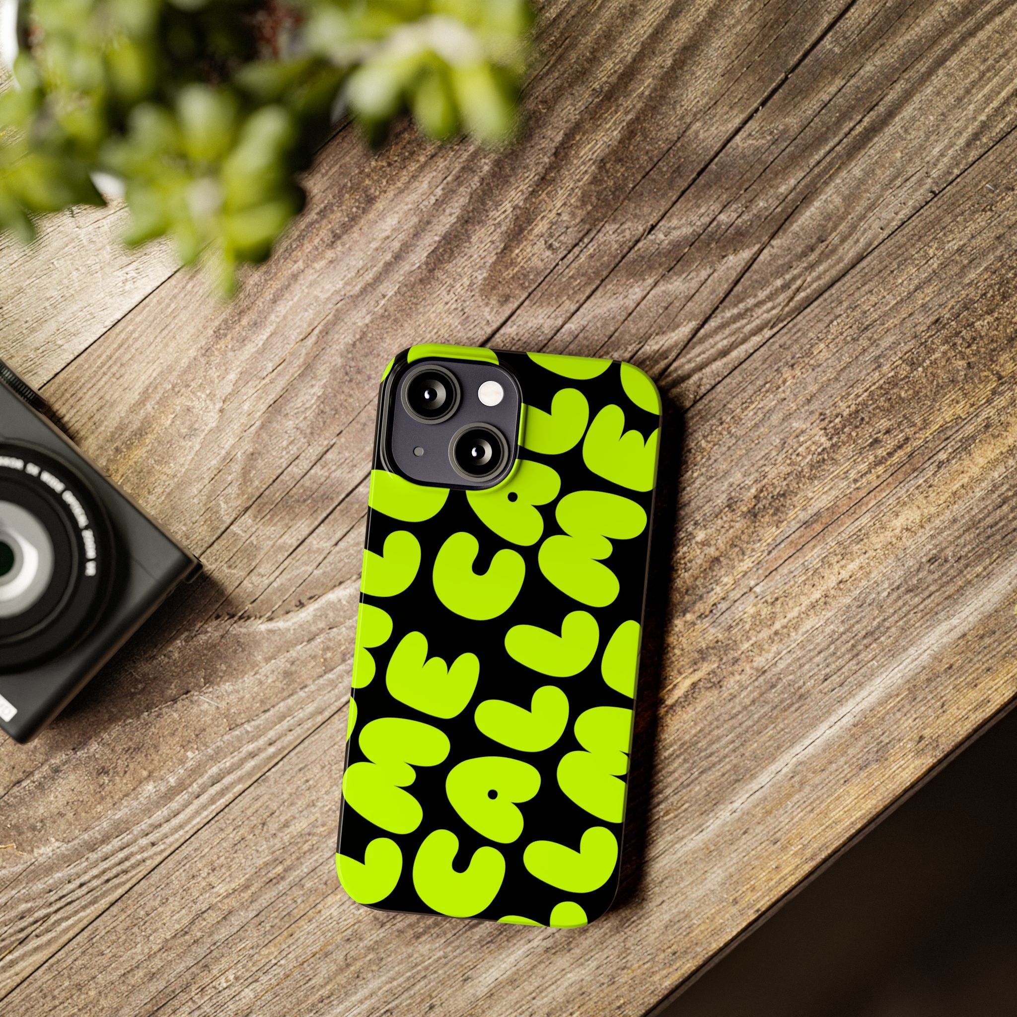 Call Me Neon Green Case