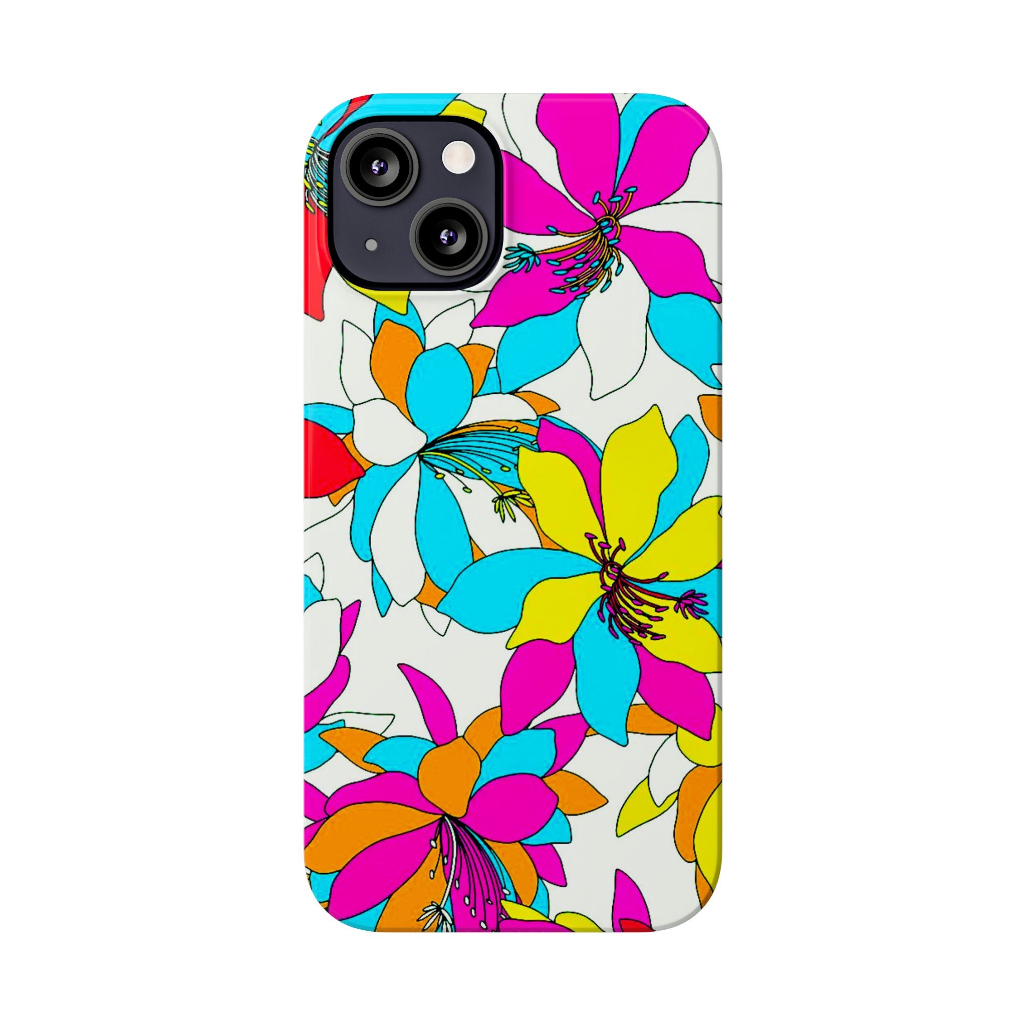 Layered Magenta Floral Case