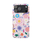 Whimsical Spring Flowers Design Case
