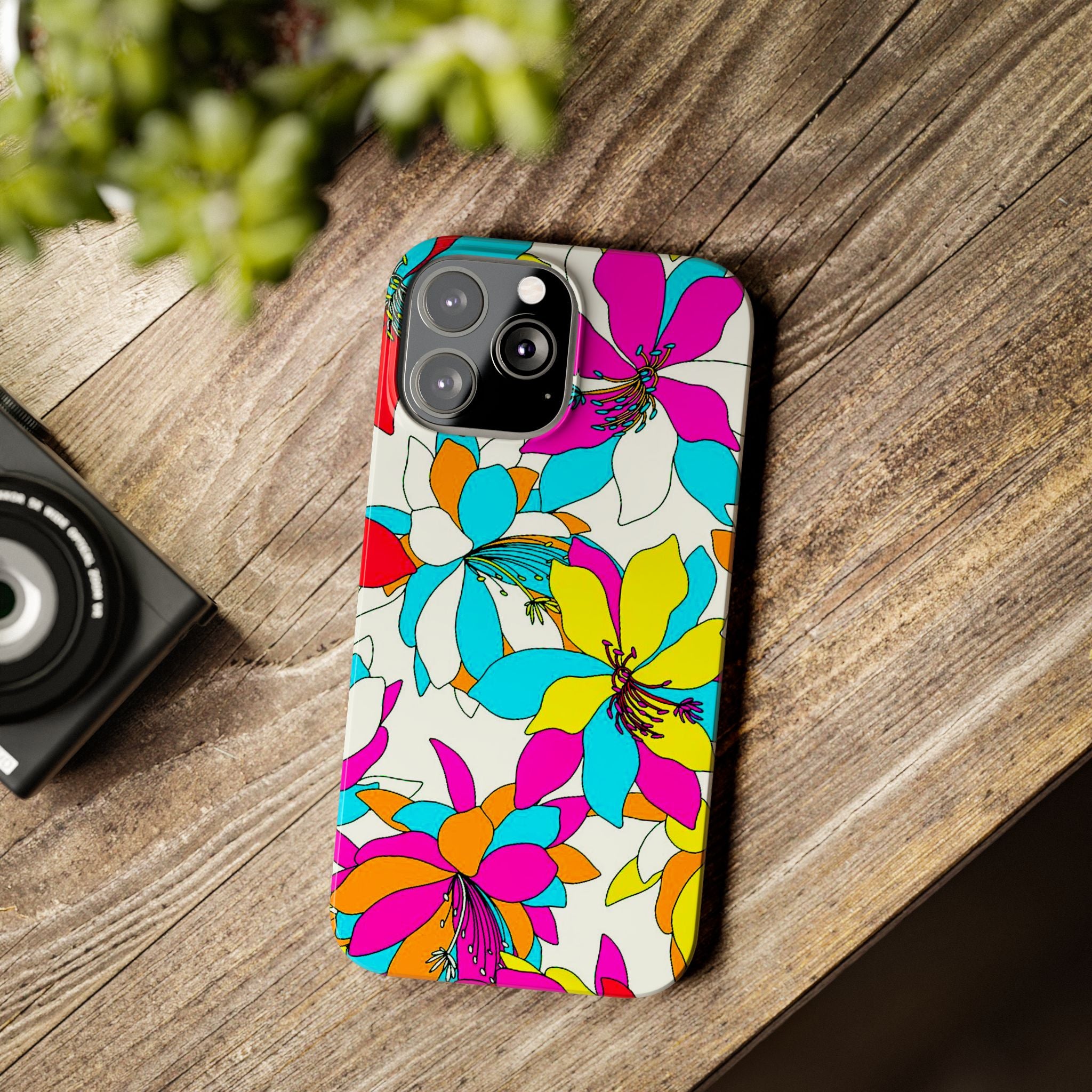 Layered Magenta Floral Case