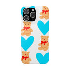Teddy Bear Hearts on White Case