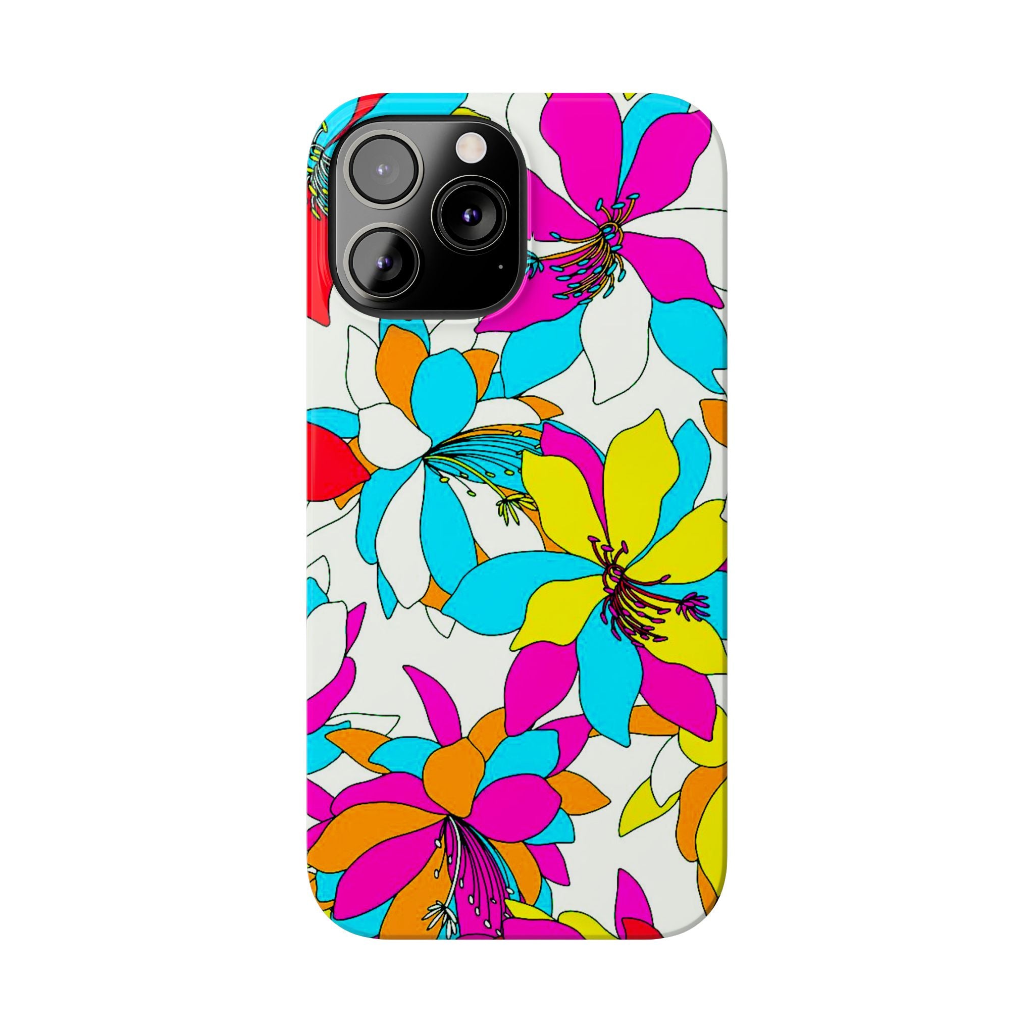 Layered Magenta Floral Case