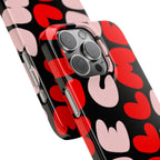 Call Me Pink and Red Phone Case