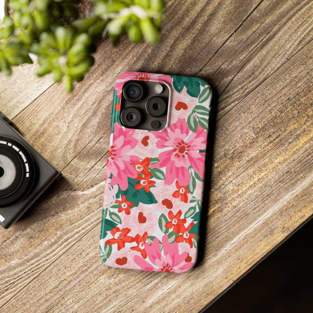 Pink Watercolor Garden Case