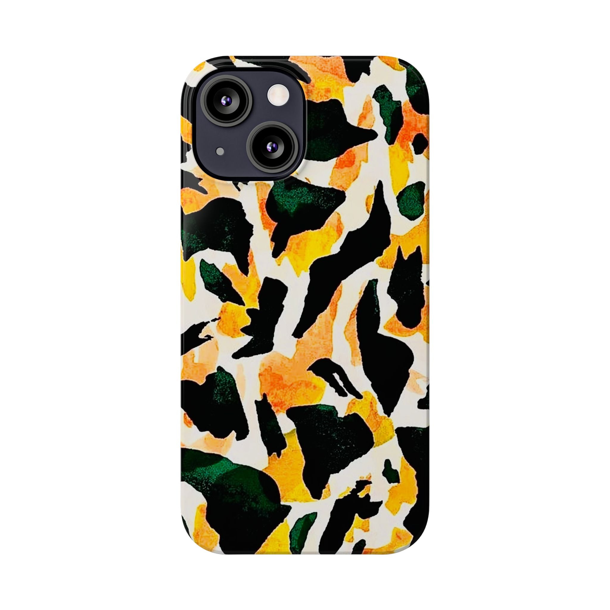 Yellow Green Abstract Case