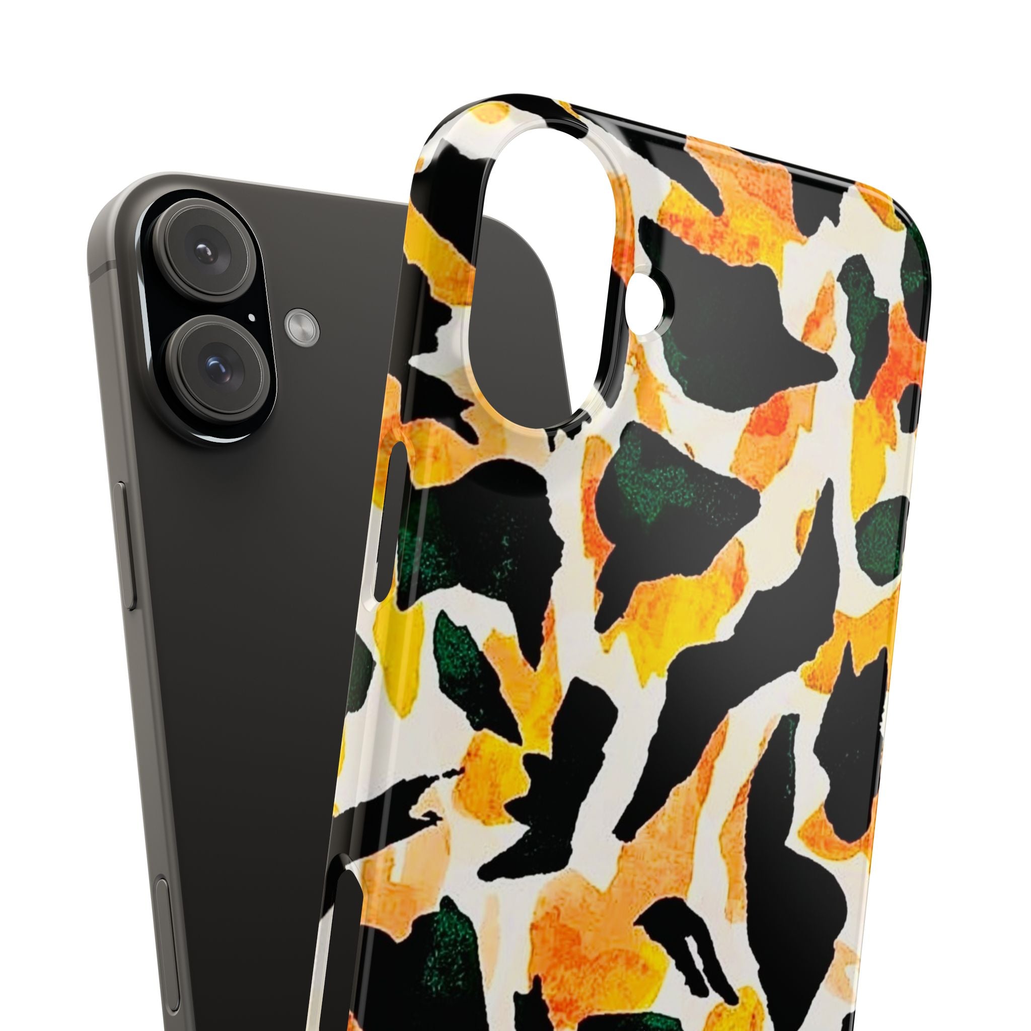 Yellow Green Abstract Case