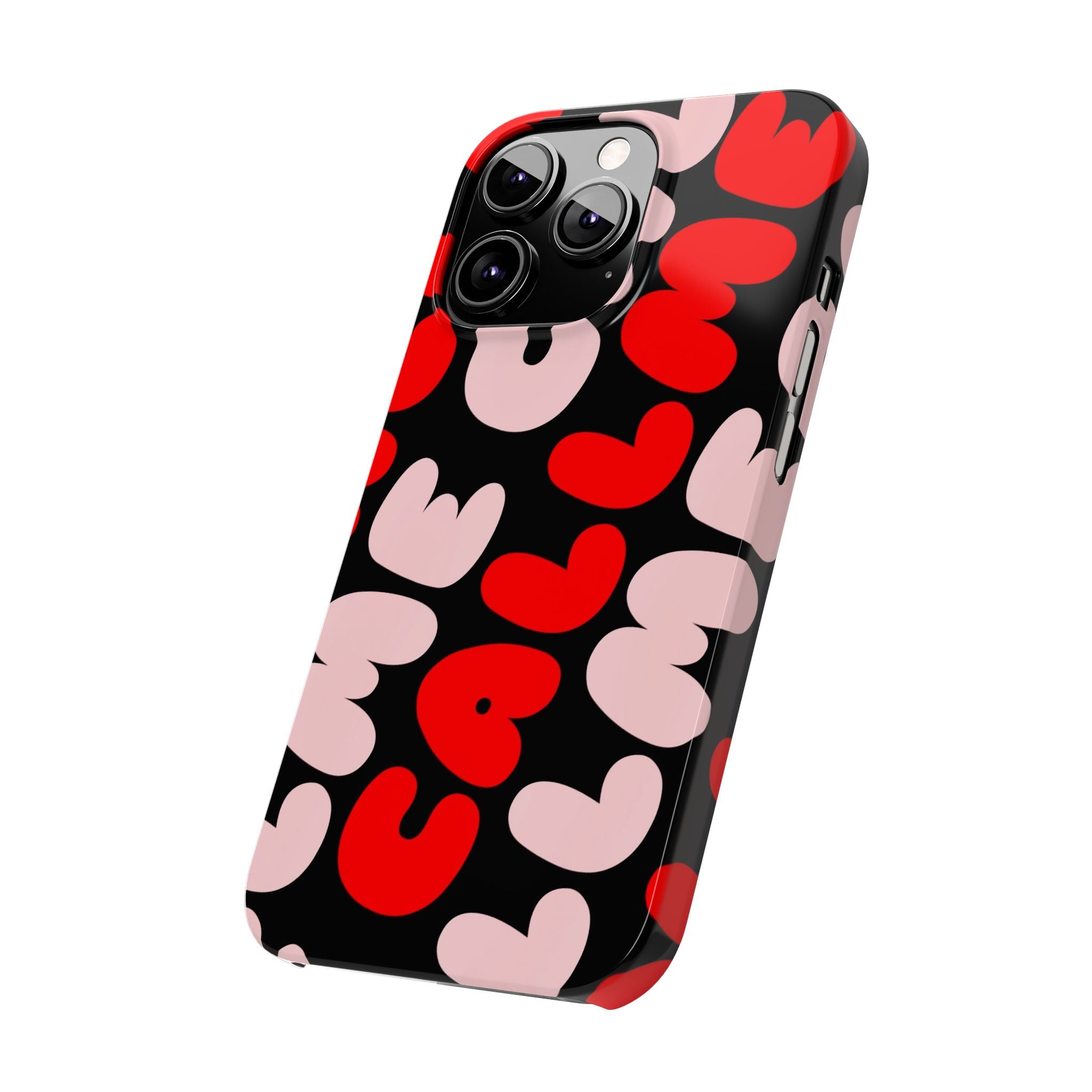 Call Me Pink and Red Phone Case
